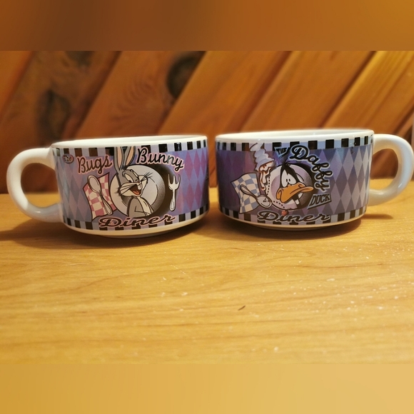Looney Tunes Diner Soup Mugs - Picture 4 of 6